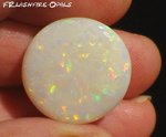 19.1ct SOLIDER WEIßER EDEL OPAL MULTICOLOR