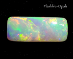4,48ct. GEM CLASS WHITE CRYSTAL SOLID OPAL MULTICOLOR