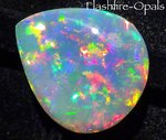 37,6ct! Brillianz 5++ INVESTMENT Gem Welo Opal Red-Gold-Green