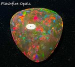 16,43ct.! Brilliant GEM Welo Opal Red-Gold-Green